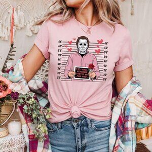 Michael Myers Valentine Graphic Tee | Horror Valentine's Day Shirt